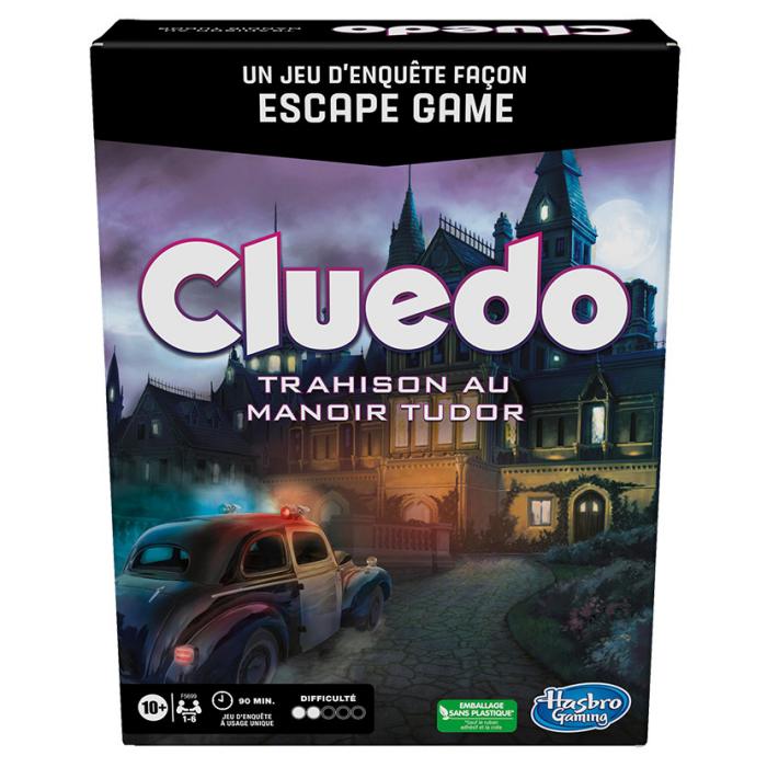 Cluedo – Trahison au Manoir Tudor – enquête façon Escape Game – Hasbro Gaming