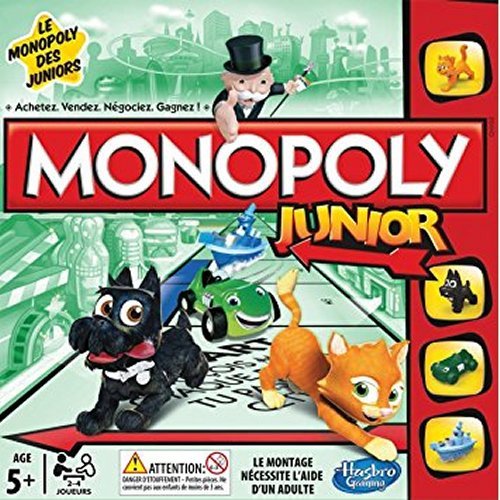 Monopoly Junior – Parker Hasbro Gaming – très bon état