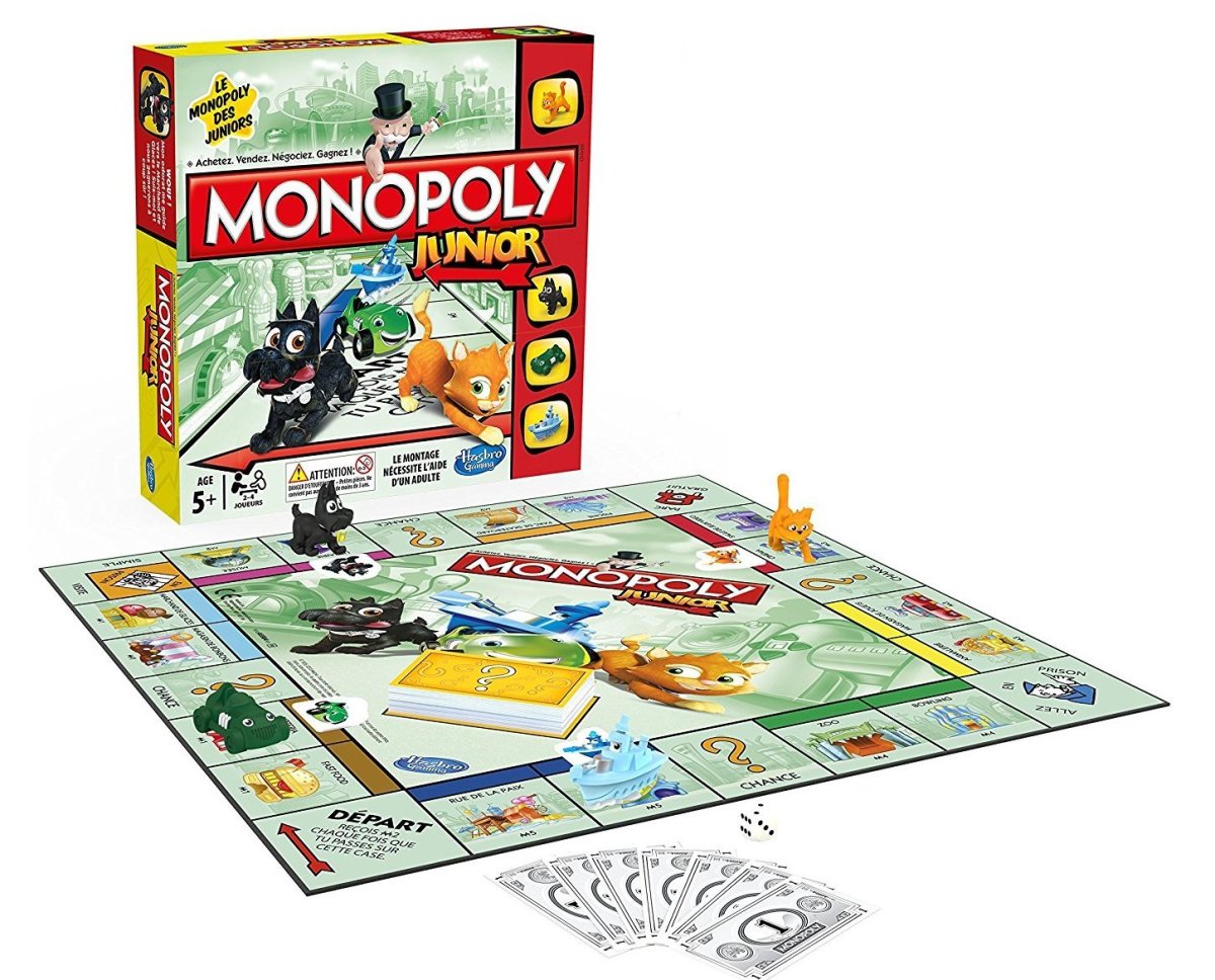 Monopoly Junior – Parker Hasbro Gaming – très bon état – Image 2