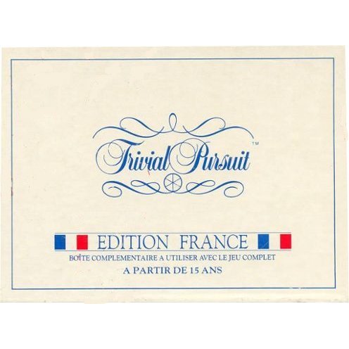 Recharge – Trivial Pursuit – Edition France – Parker Ed 1988 TBE