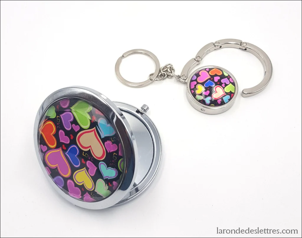 Accroche-sac et miroir, coffret – Image 5