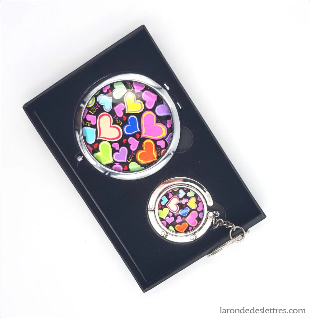 Accroche-sac et miroir, coffret – Image 6