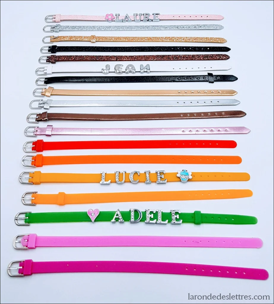 Bracelet strass à personnaliser